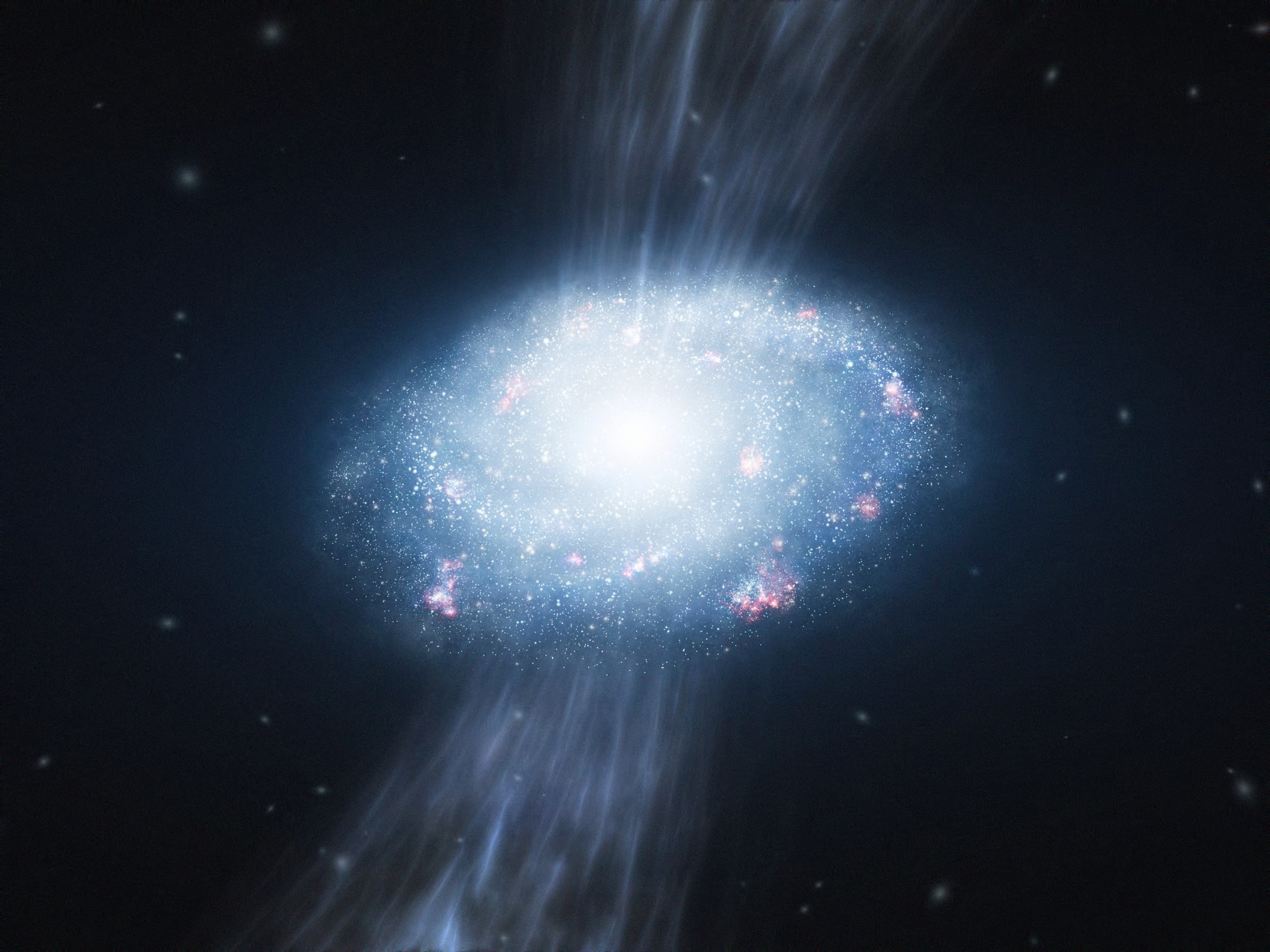 3514 Astronomai Aiškina Kodėl Galaktikose Nustoja Formuotis žvai