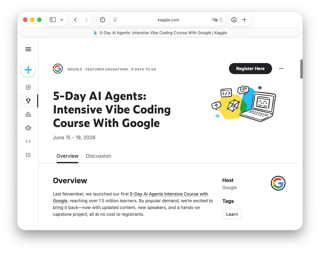7459 Google Ir Kaggle Organizuoja Nemokamą Intensyvų Kursą Apie D