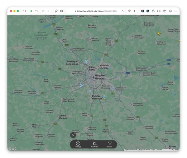 7553 Maskvoje Laikinai Sustabdyta Visų Oro Uostų Veikla