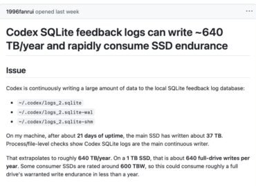 7555 Codex Klaida Gali Pagreitinti Ssd Nusidėvėjimą Dėl Perteklin