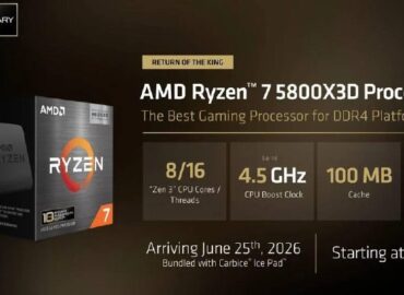 7992 Amd Atnaujina Ryzen 7 5800x3d Gamybą Am4 Platformai