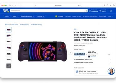 8078 Msi Claw 8 Už 1700 Kas Slypi Po šia Kaina Be Oled Ekrano