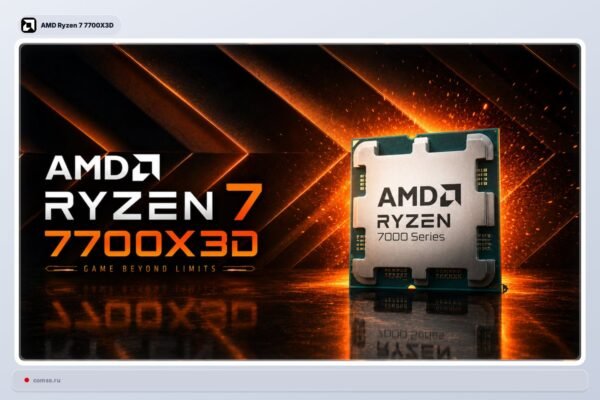 Amd Pristat Ryzen 7 7700x3d Prieinam 8 Branduoli Procesori Su 3d V Cache