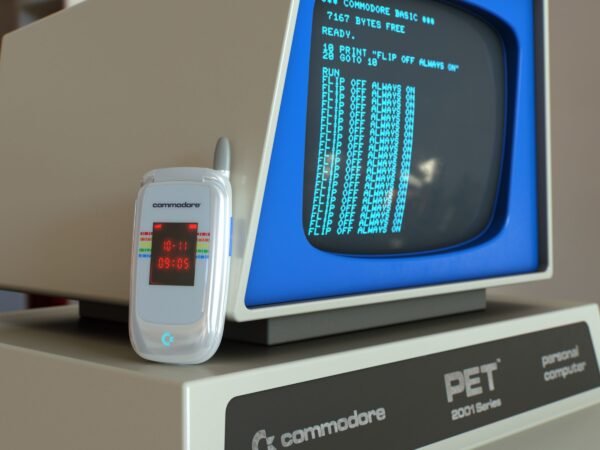 Commodore Callback 8020 Retro Dizaino Telefonas Skaitmeniniam Detoksikui