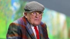 Dails Pasaulio Milino Davido Hockney Laidotuvs Vyko Kukliai
