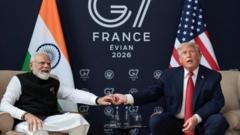 Donaldas Trumpas Planuoja Vizit Indij Santykiai Su Modi Yla