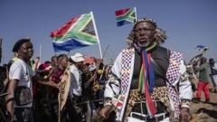 Pietų Afrikos lyderis perspėja prieš anti-migrantų protestus