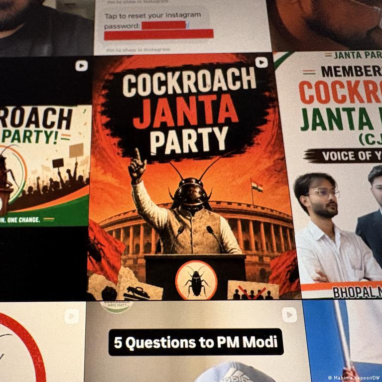Satyrinė Cockroach Janta Party atspindi Indijos jaunimo nepasitenkinimą Satyrin Cockroach Janta Party Atspindi Indijos Jaunimo Nepasitenkinim