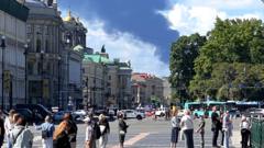 Ukrainos Dronai Smog Sankt Peterburgui Prie Putino Ekonomikos Forum