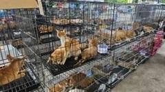 Vietnamiei Policija Igelbjo Daugiau Nei 400 Kai Nuo Skerdimo