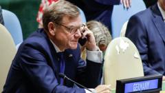 Vokietija kaltina Rusiją dėl nesėkmės Jungtinių Tautų Saugumo Tarybos rinkimuose