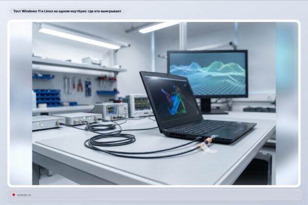 Windows 11 ir Linux palyginimas: našumo skirtumai viename nešiojamame kompiuteryje