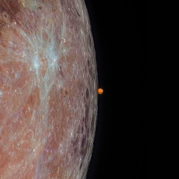 Marsas matomas iš už Mėnulio: astronomų stebėjimo rezultatai