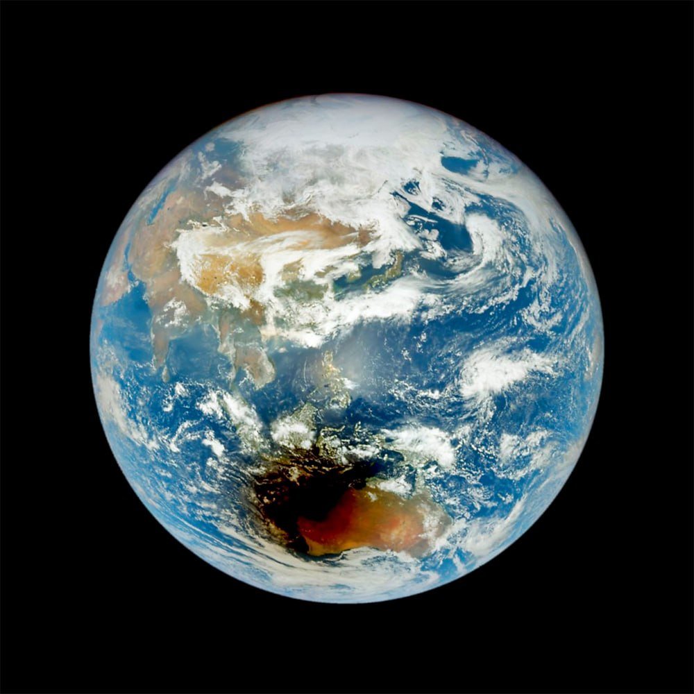 11151 Saulės Užtemimas Virš Australijos Užfiksuotas Iš Kosmoso 202