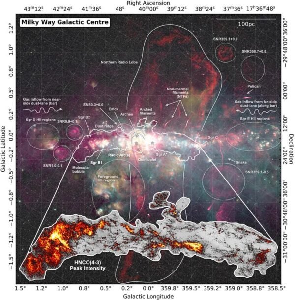 Astronomai atrado tylųjį žvaigždžių gimimo kampelį Paukščių Tako centre