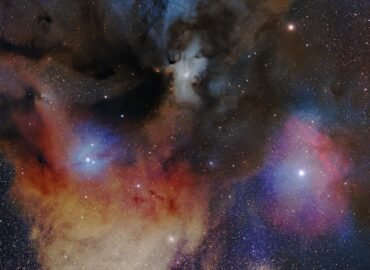 16787 Žvaigždžių Formavimosi Regionas Rho Ophiuchi Primena Cukraus