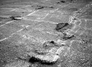 16831 Curiosity Atrado Mikropoligonų Lauką Marso Paviršiuje