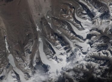 16891 Nasa Astronautė Užfiksavo Himalajų Ledynus Iš Tarptautinės K