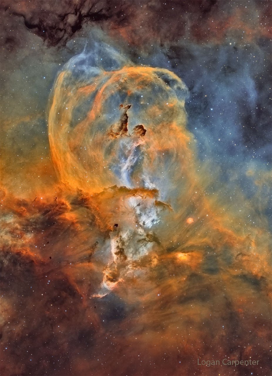 16892 Ngc 3576 Žvaigždžių Gimimo Regionas Laisvės Statulos ūke