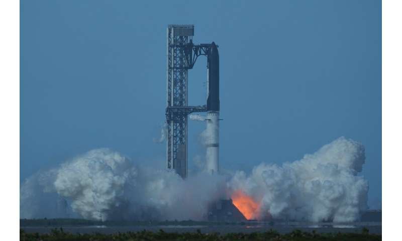 16898 Spacex Starship Raketos Paleidimas Atšauktas Paskutinę Sekun