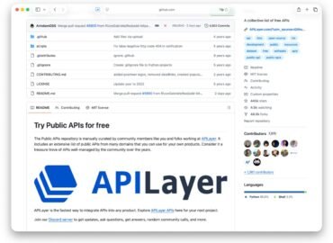 7635 Github Platformoje Pasiekiamas Naudingas Nemokamų Api Katalo