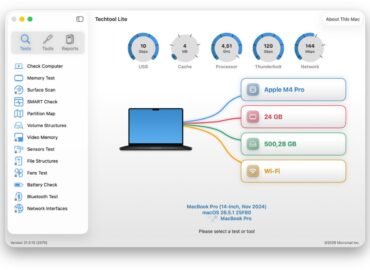 7639 Techtool Lite Nemokama įrankis Macbook Diagnostikai Ir Pro