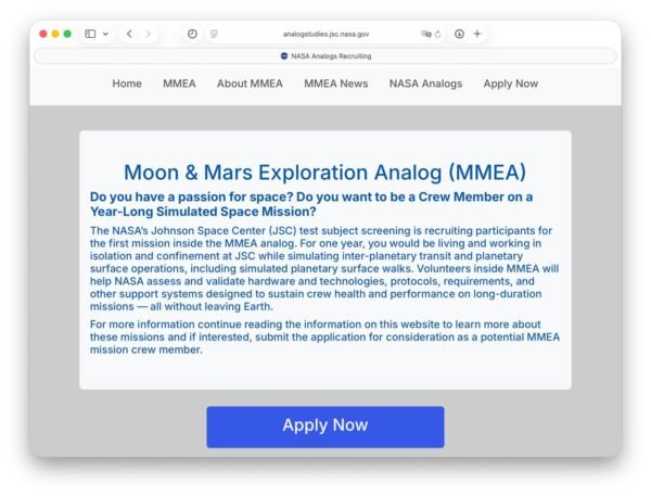 NASA ieško savanorių Marso misijos simuliacijai Hiustone