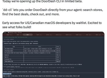 7741 Doordash įdiegė Dirbtinio Intelekto Agentus Maisto Užsakymam