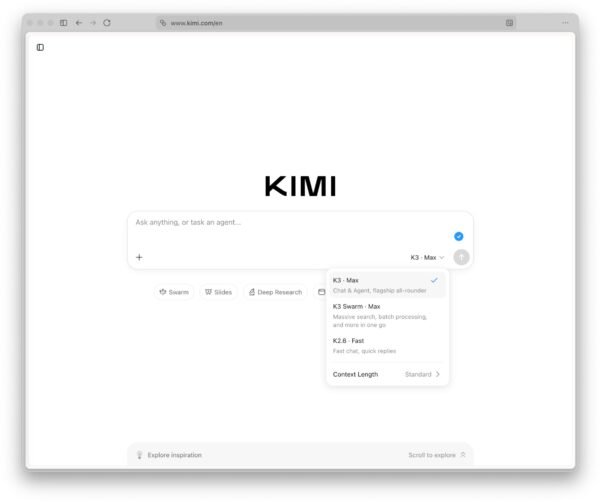 Moonshot AI pristatė Kimi K3 – pažangią dirbtinio intelekto modelį