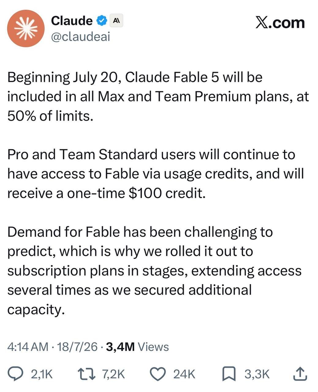 7751 Fable 5 Išlieka Claude Prenumeratoje Tik Premium Vartotojams