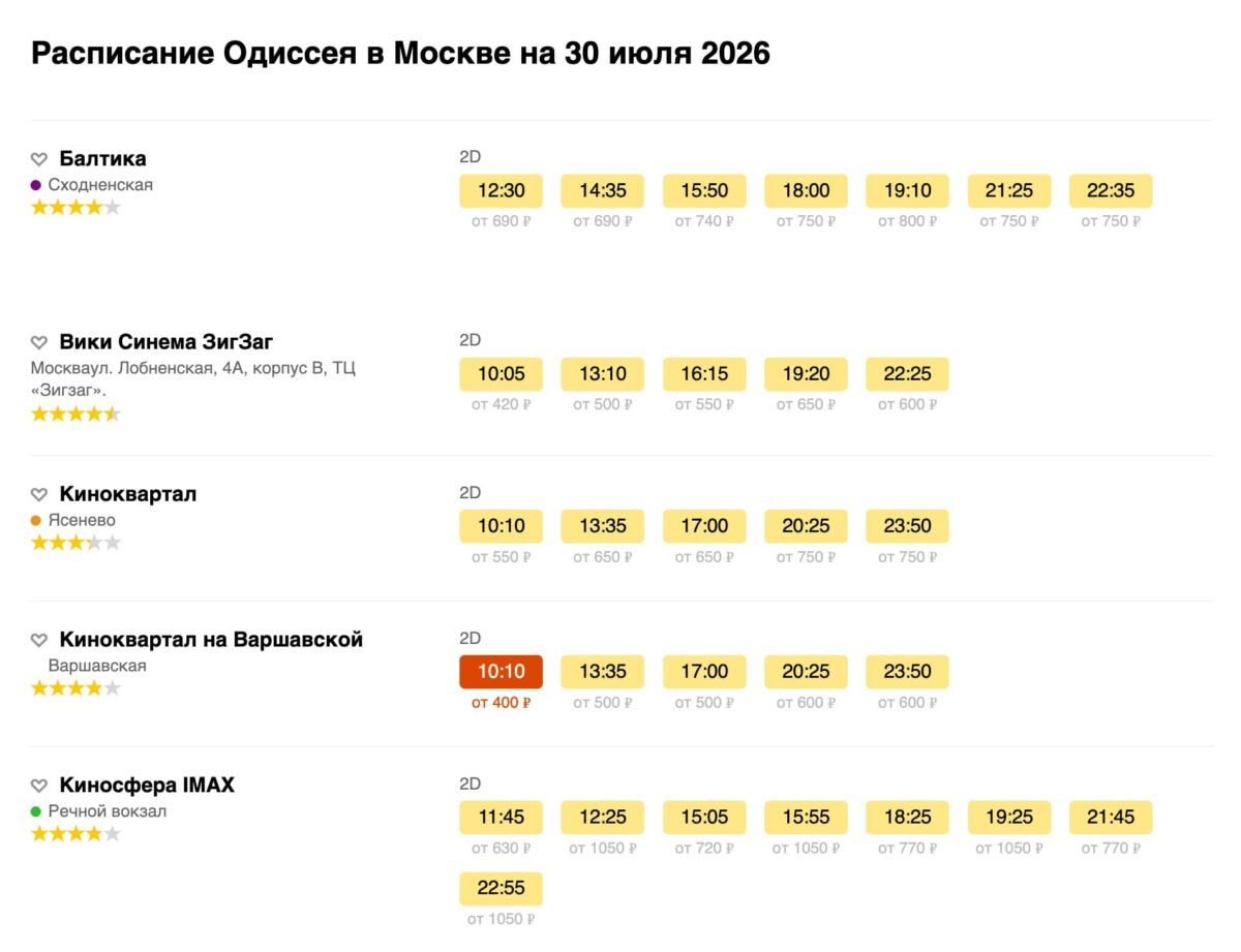7793 Prasidėjo Bilietų Prekyba į Filmą Odisėja