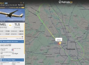 7805 Airbus A3501000ulr Pasiekė Naują Skrydžio Trukmės Rekordą