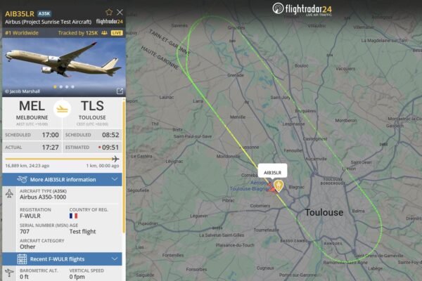 7805 Airbus A3501000ulr Pasiekė Naują Skrydžio Trukmės Rekordą