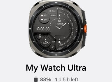 8405 Naujas Samsung Galaxy Watch Ultra Ciferblatas švarus Dizain