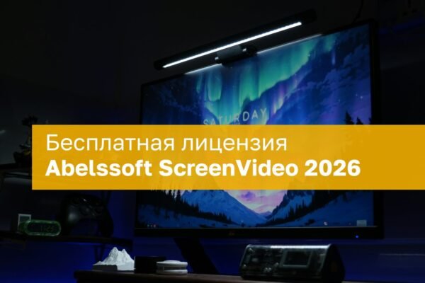 Abelssoft ScreenVideo 2026: nemokama licencija visam laikui