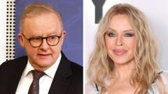 Australijos premjeras atsiprašė už netinkamus komentarus apie Kylie Minogue