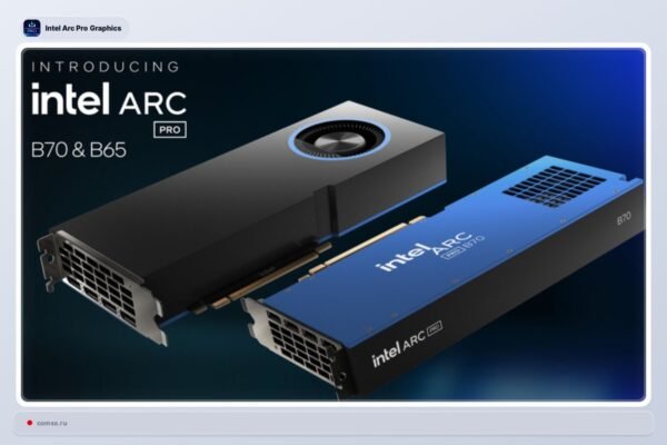 Intel atnaujina Arc Pro Graphics draiverį: našumo padidėjimas Blender ir ArchiCAD 29 palaikymas