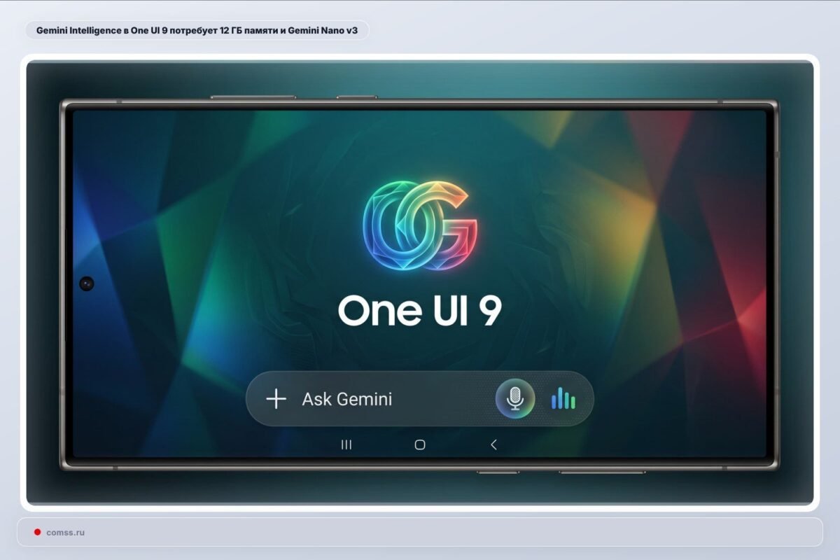 Naujasis Gemini Intelligence Reikalauja 12 Gb Atminties One Ui 9 Sistemoje