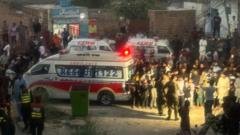 Pakistane žuvo 14 vaikų dėl pastato stogo griūties mokymo centre