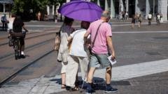 Prancūzija užfiksavo 2,025 perteklines mirtys karščio bangos piko metu
