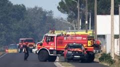 Prie Bordo oro uosto kilusio gaisro metu žuvo du Prancūzijos ugniagesiai