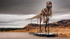 T. rex fosilija gali tapti brangiausiu kada nors parduotu fosilijos eksponatu