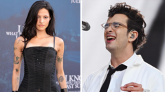 The 1975 grupės lyderis Matty Healy vedė modelį Gabbriette Bechtel Los Andžele