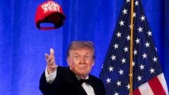 Trumpas kritikuoja žiniasklaidą per Baltųjų rūmų korespondentų vakarienę