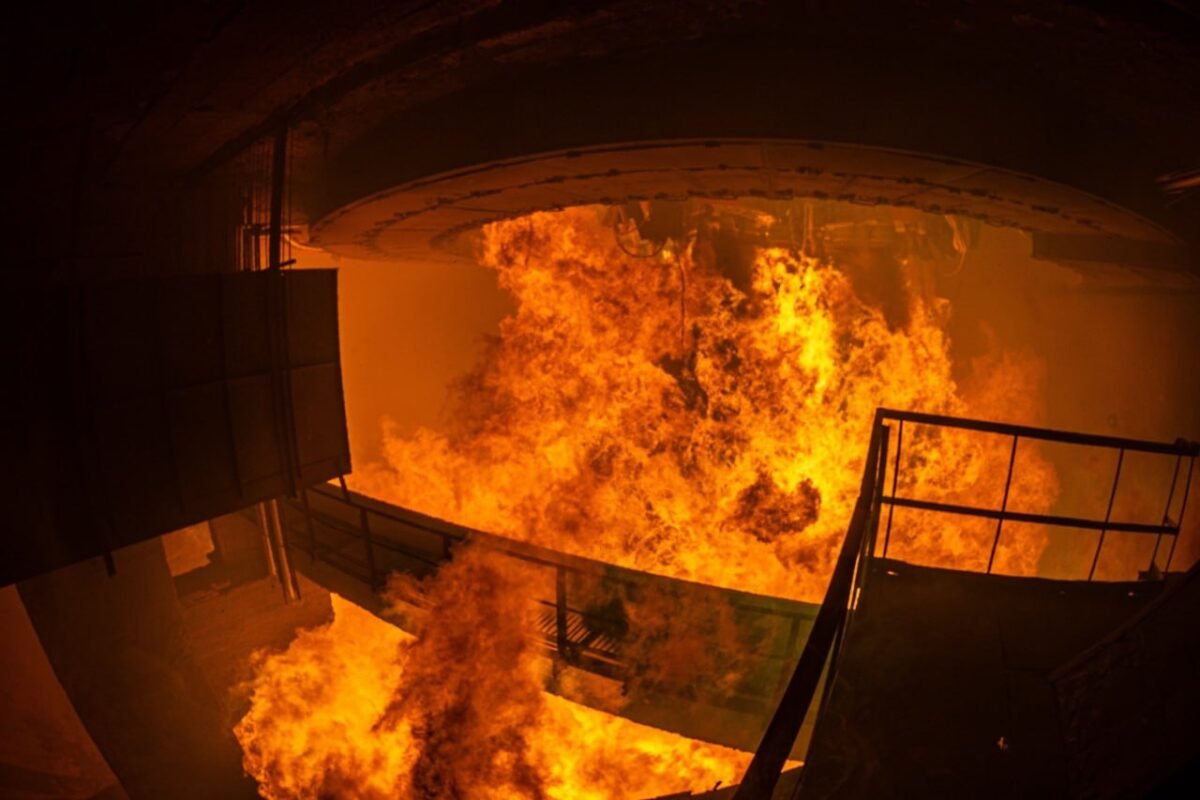 11300 Įspūdingas Sojuz Raketos Variklių Paleidimo Vaizdas