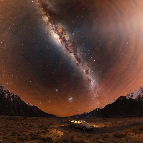 Astrofotografo autoportretas po Paukščių taku