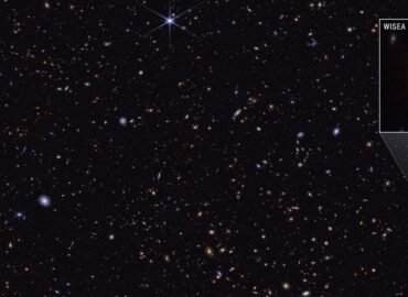 11748 Astronomai Atrado Galaktiką Saguaro Su Neįprastu Raudonu B