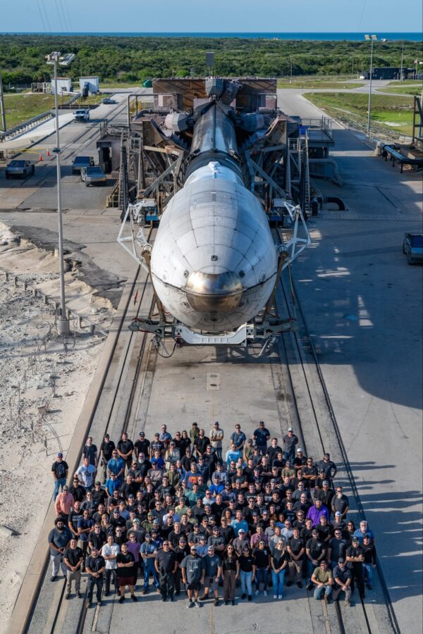 SpaceX baigia Falcon 9 naudojimą Starlink paleidimams iš Floridos