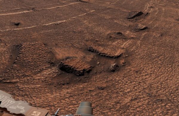 Curiosity aptiko Marse daugiasluoksnių piešinių tinklą
