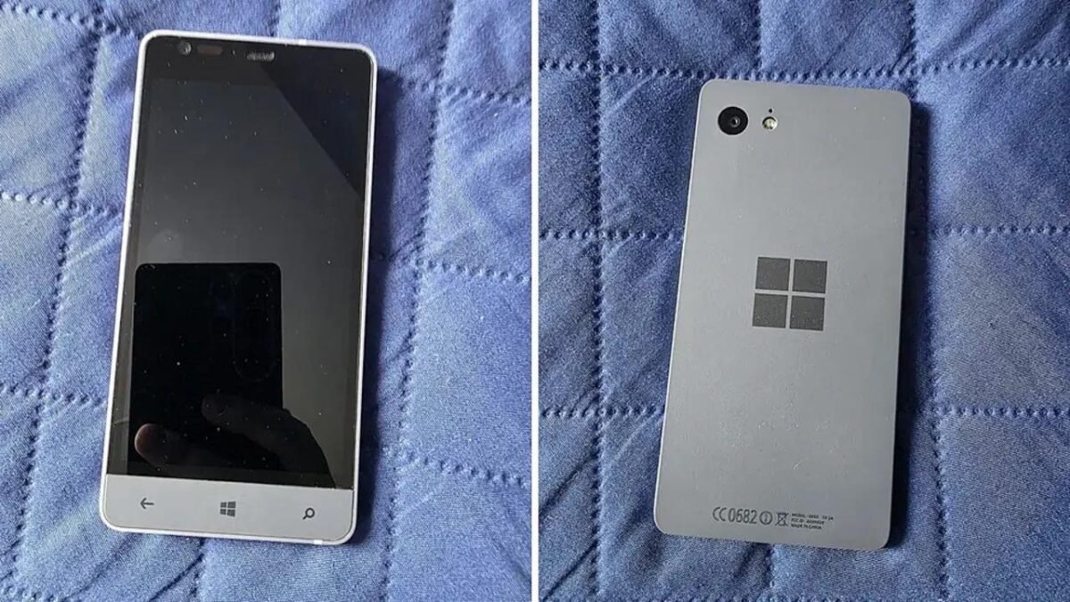21496 Atidengtas Microsoft Surface Phone Prototipas Išskirtinės S